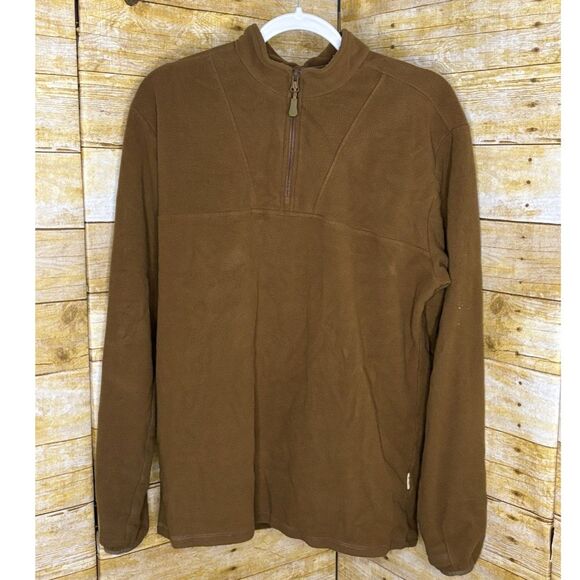 M.TAC DELTA FLEECE NAVY ISSUE COYOTE BROWN EVERYDAY WEAR WARM PULLOVER SZ. LARGE - Picture 1 of 5